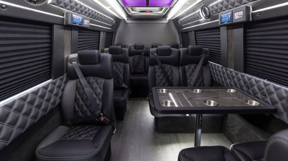 bakersfield 15 passenger sprinter van interior