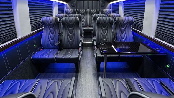 bakersfield 20 passenger sprinter van interior