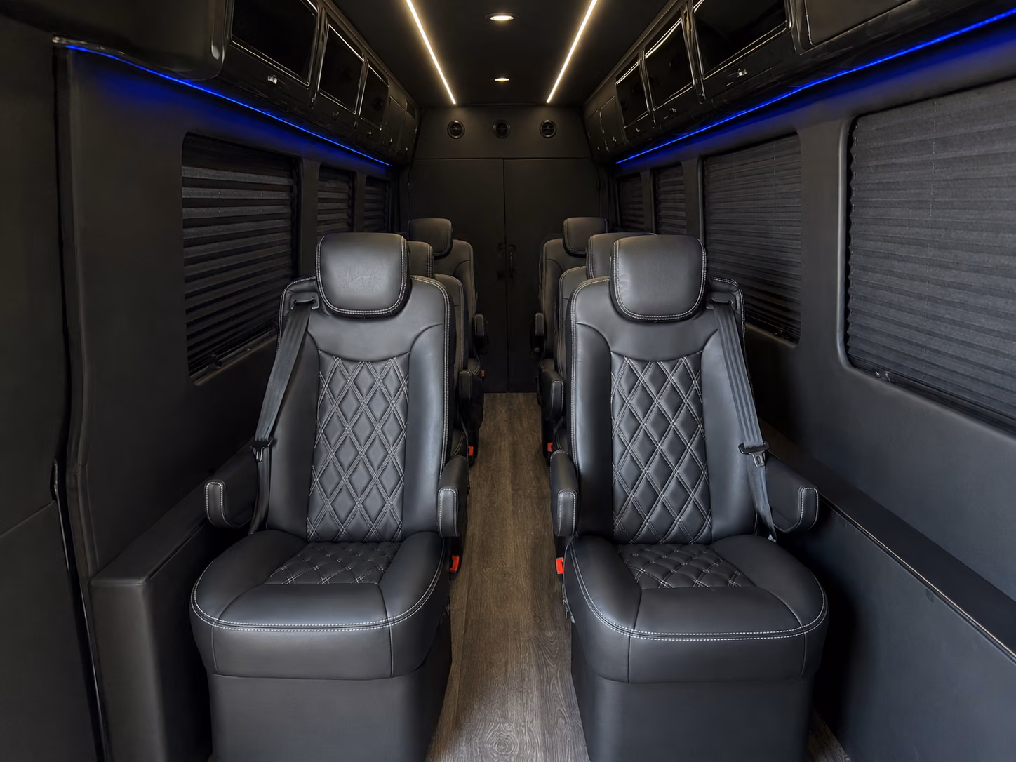 bakersfield 10 passenger sprinter van inside