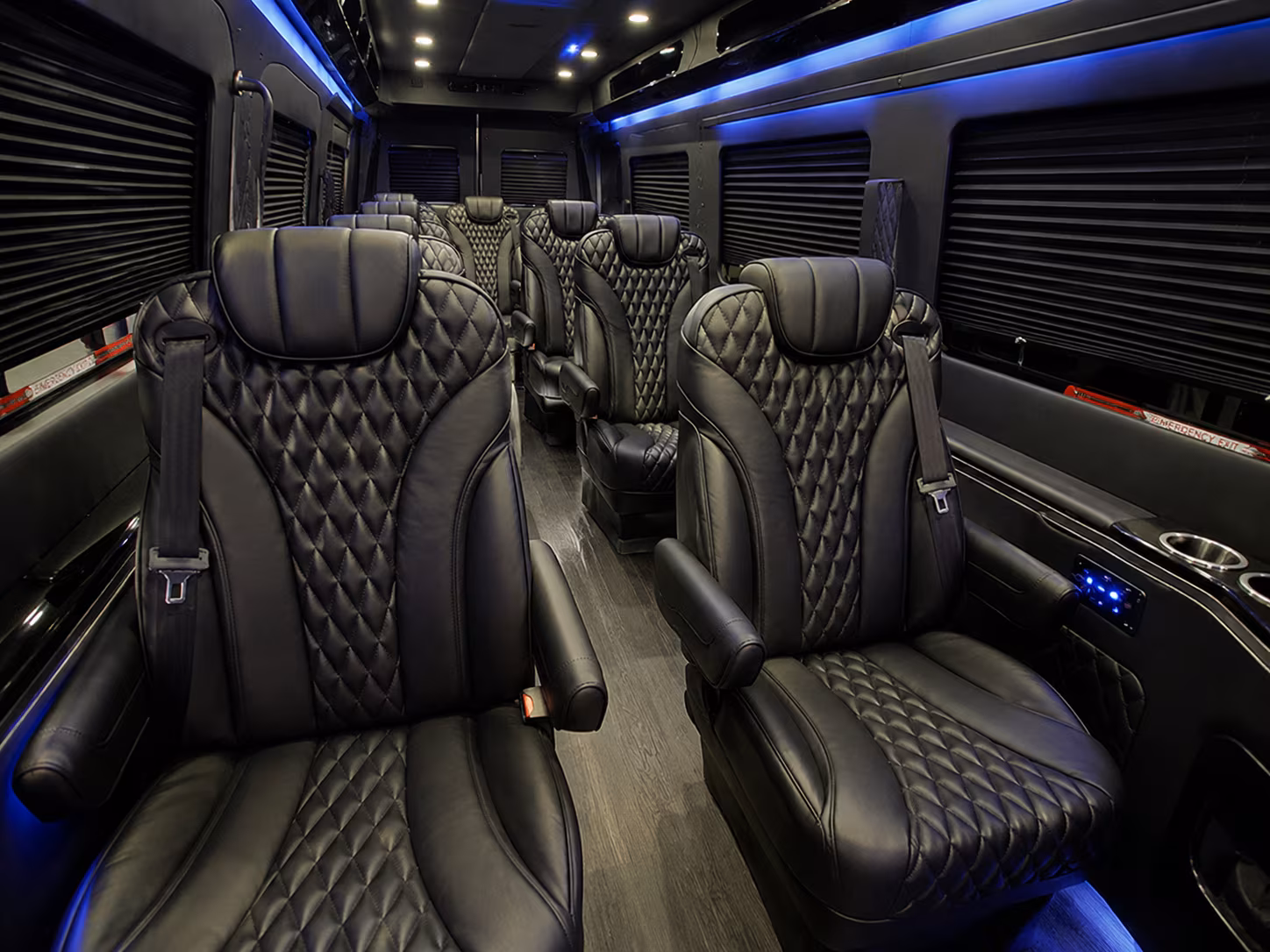 bakersfield 12 passenger sprinter van inside