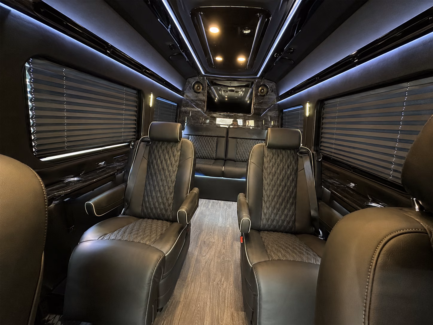 bakersfield 12 passenger sprinter van interior