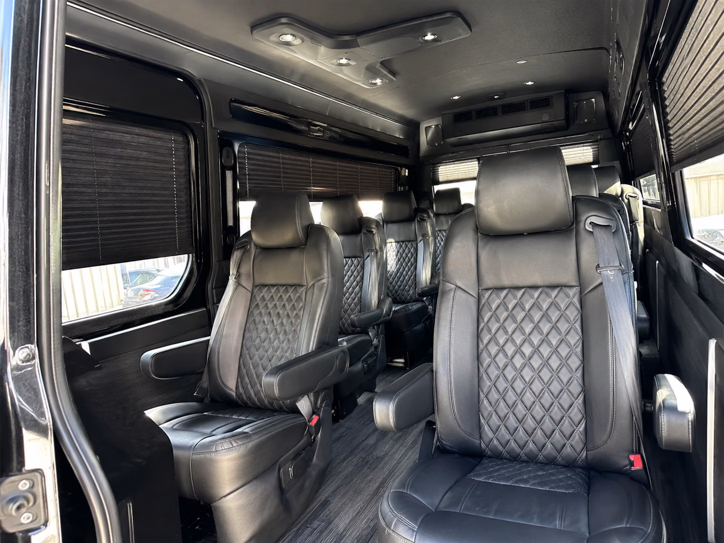 bakersfield 15 passenger sprinter van inside