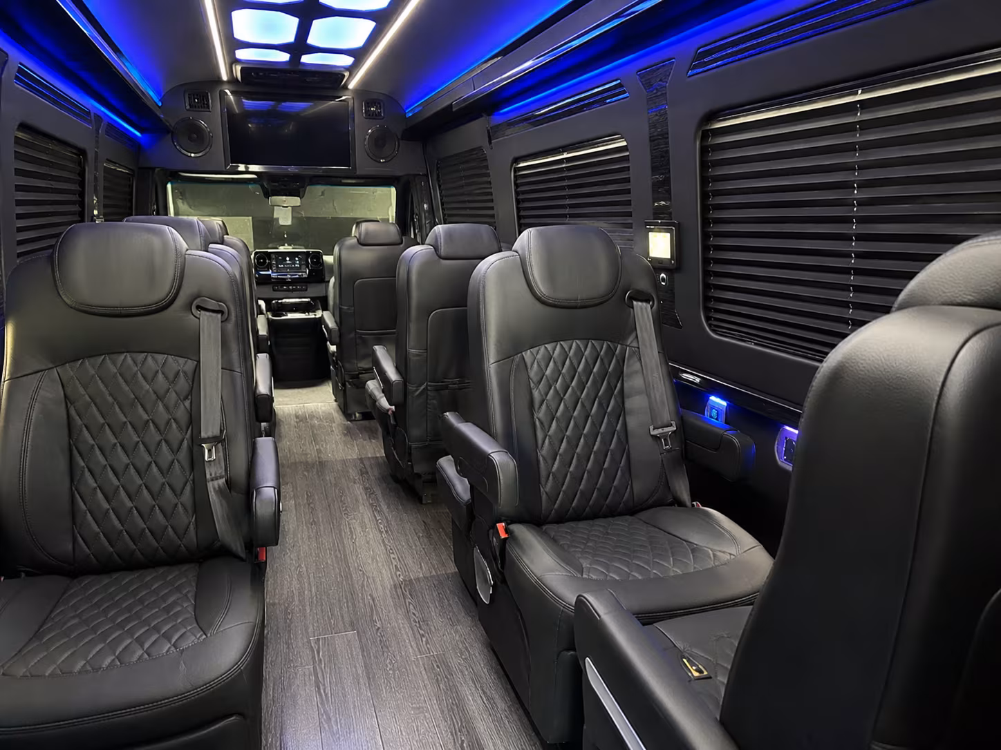 bakersfield 15 passenger sprinter van interior