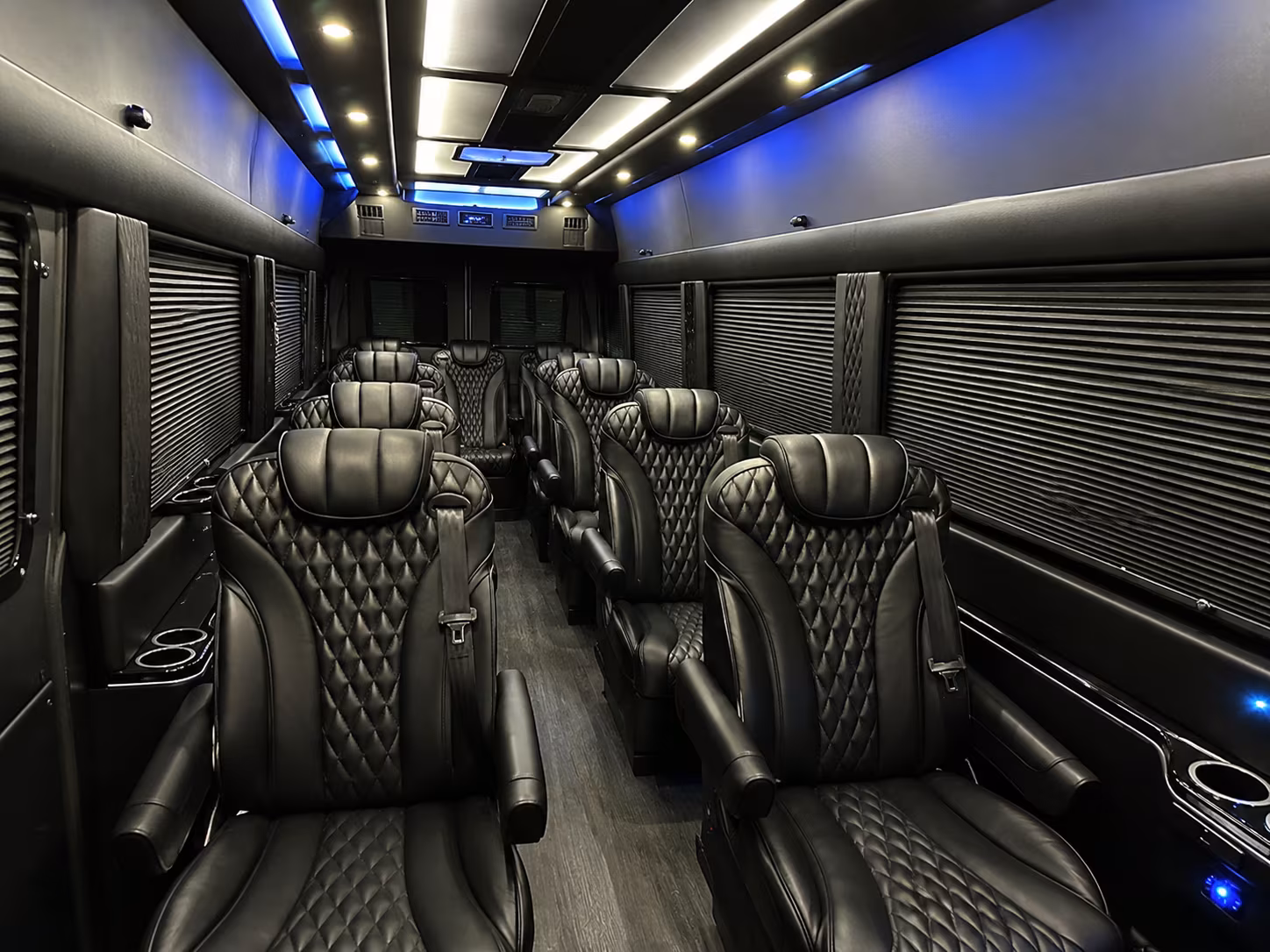 bakersfield 20 passenger sprinter van inside