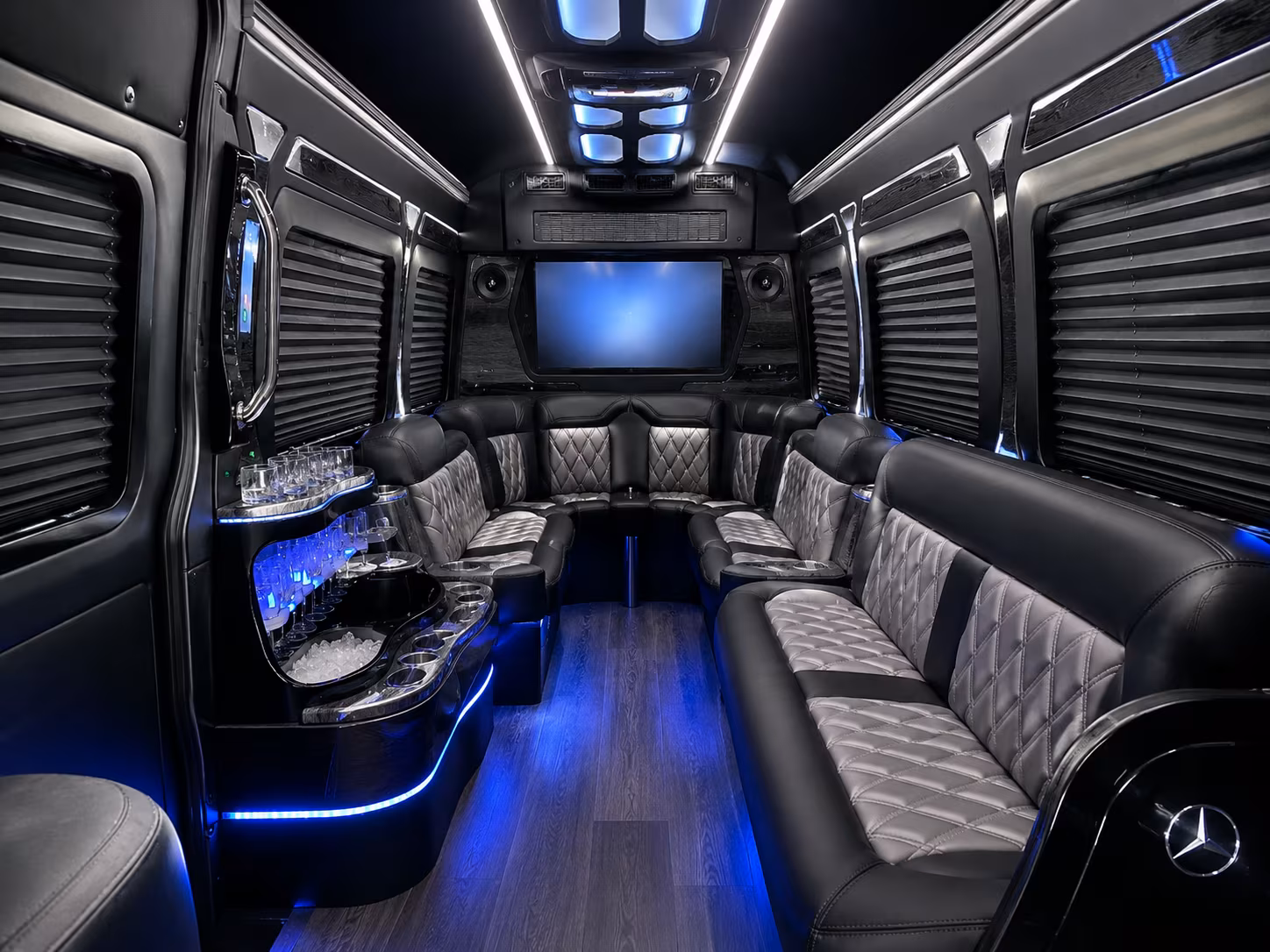bakersfield sprinter limousine inside