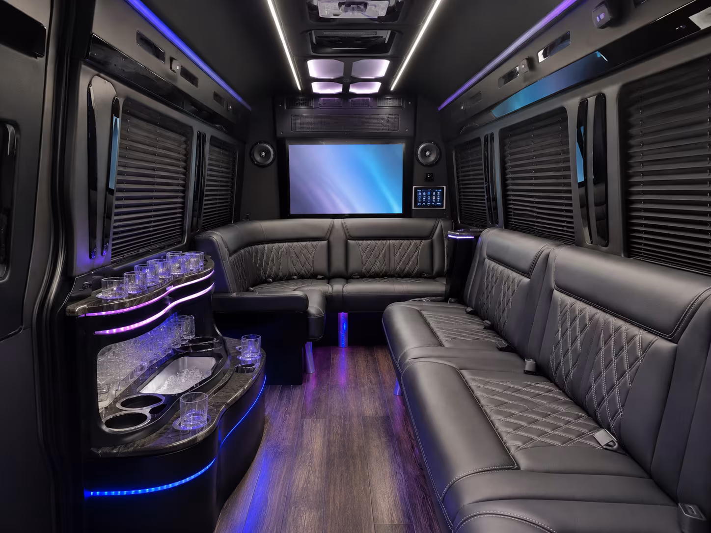 bakersfield sprinter limousine interior