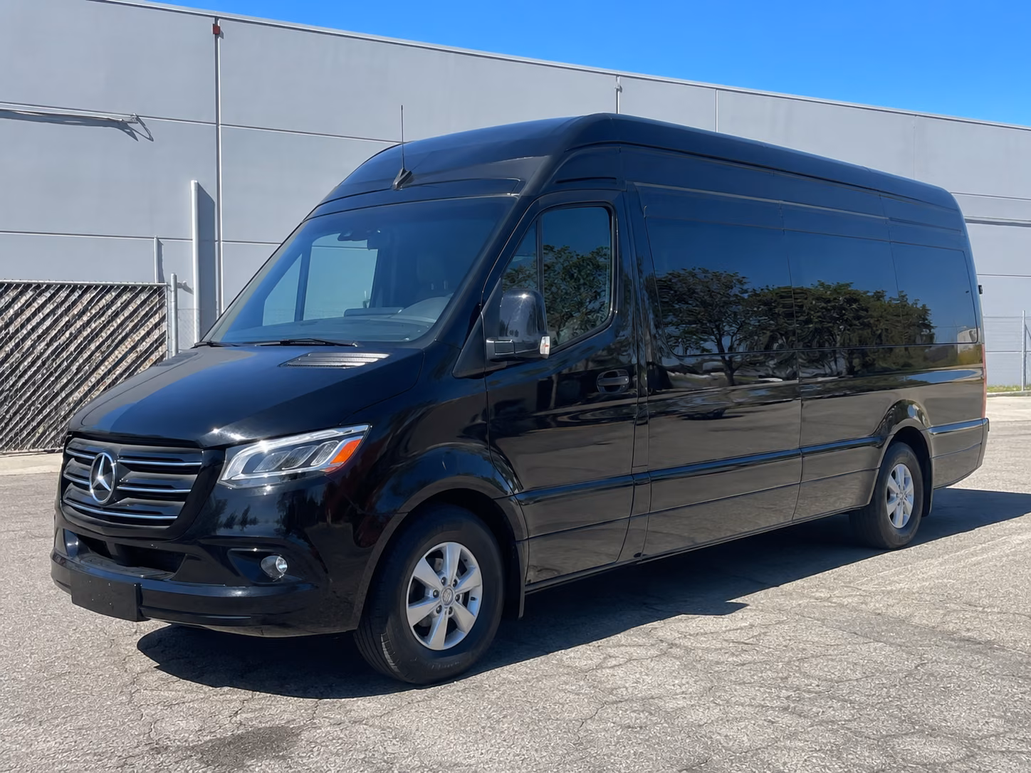 bakersfield sprinter van booking step 1