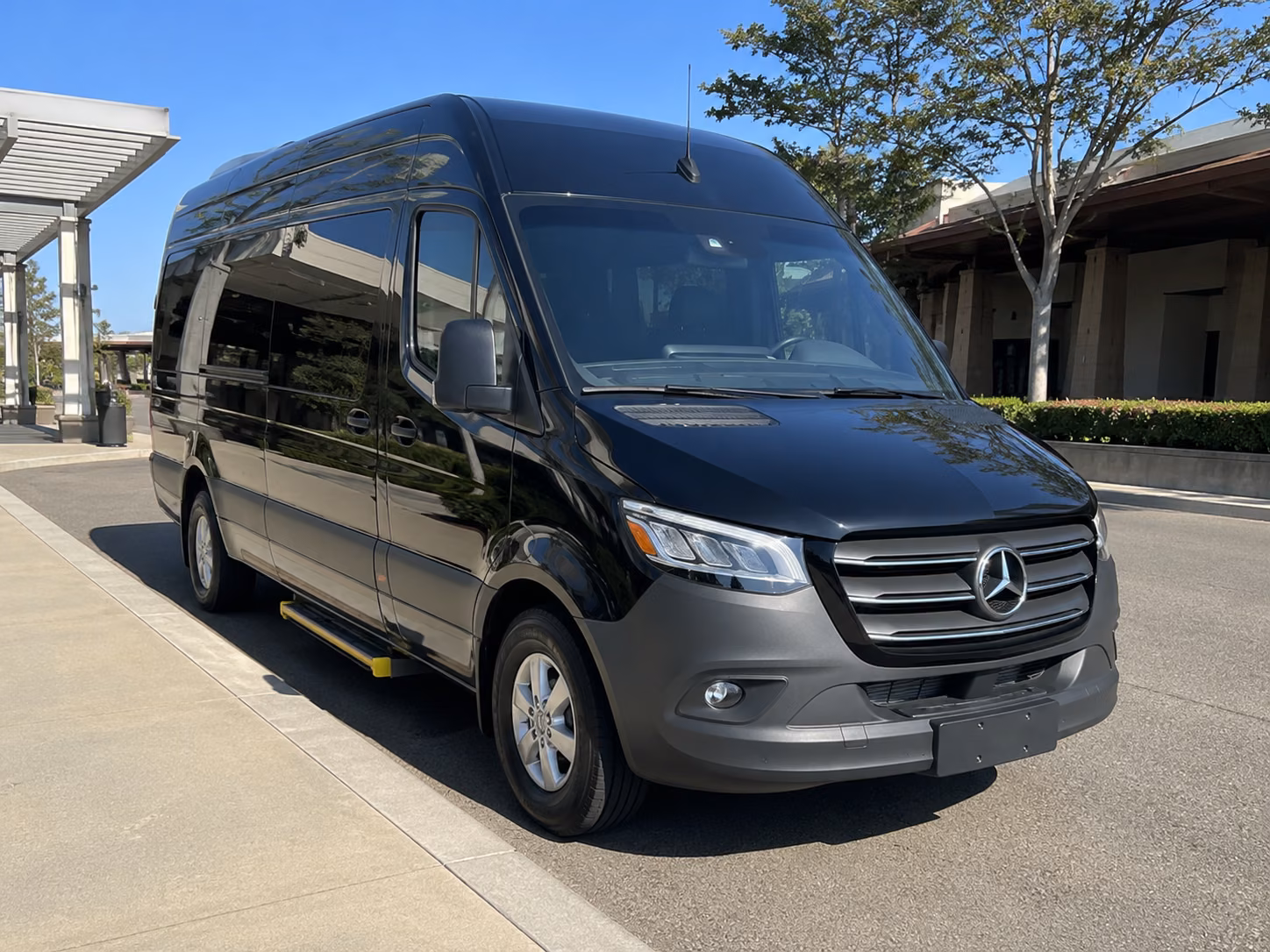 conference and convention attendee sprinter van transportation in bakersfield